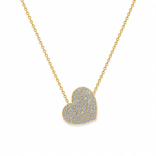 CL BRONZO CUORE ZIRCONI 1,8X1,8 CM