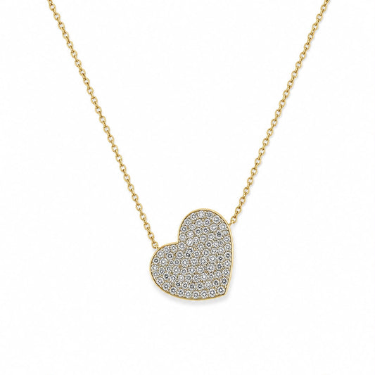 CL BRONZO CUORE ZIRCONI 2,5X2,5 CM