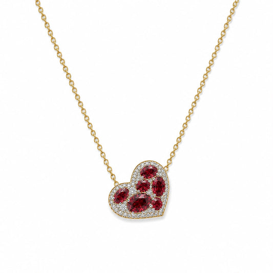 CL BRONZO CUORE ZIRC E PT COLORATE 2X1,5