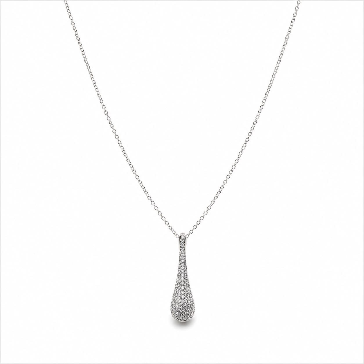 CL BRONZO PENDENTE GOCCIA ZIRCONI