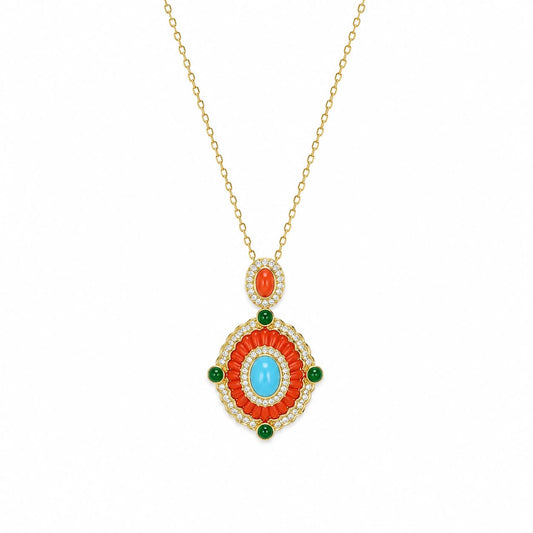 CL BRONZO PENDENTE SMALTO