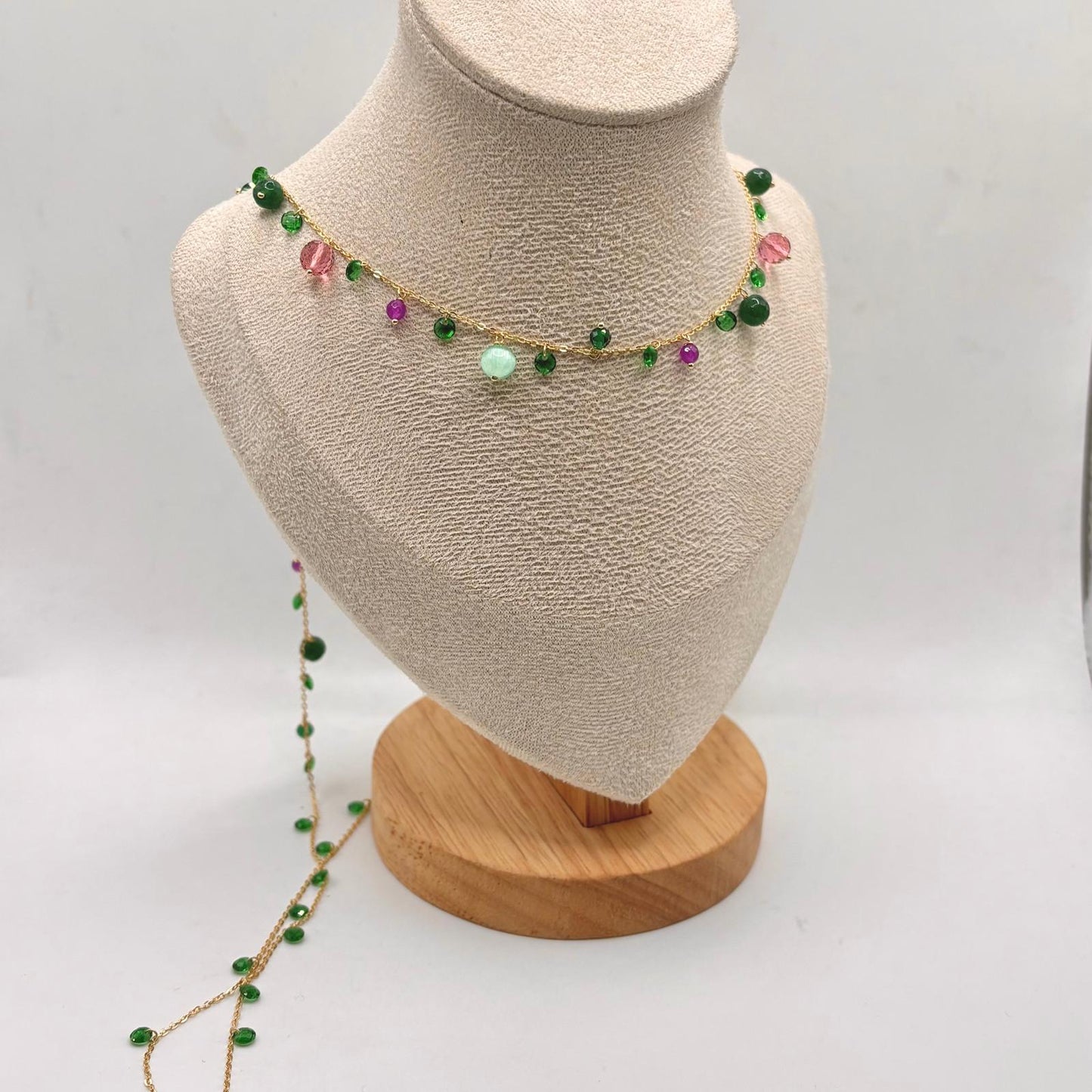 CL LUNGA PERLINE COLORATE E LUCCIOLE