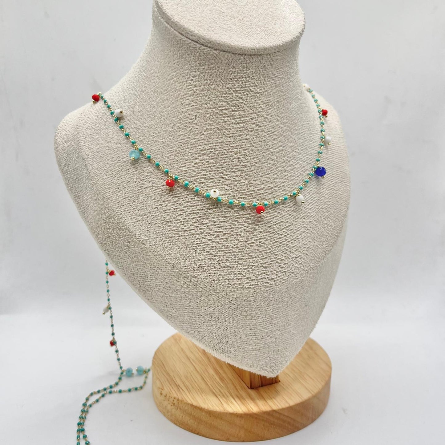 CL LUNGA PERLINE MULTICOLOR