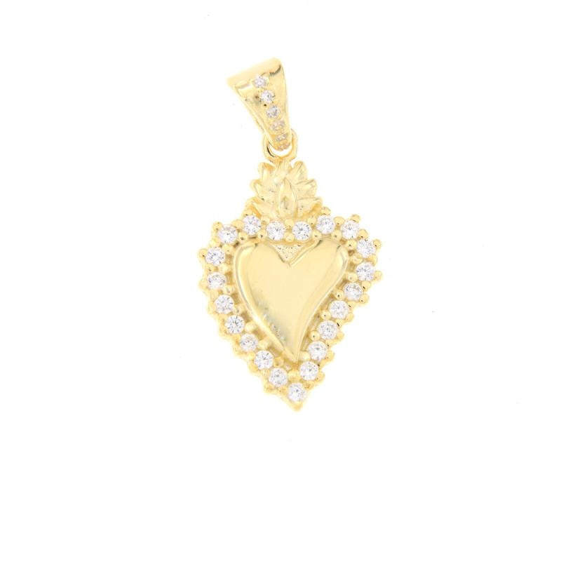 CN CUORE LISCIO CONTORNATO ZIRCONI