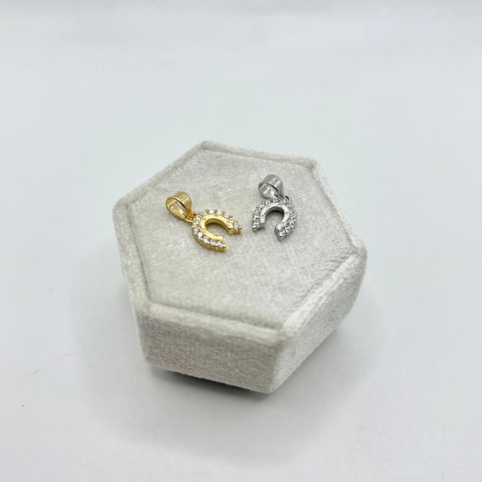 CN FERRO DI CAVALLO LISCIO E ZIRCONI