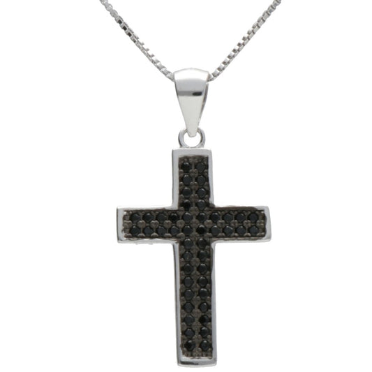 CN CROCE ZIRC NERI 2X1,4 CM