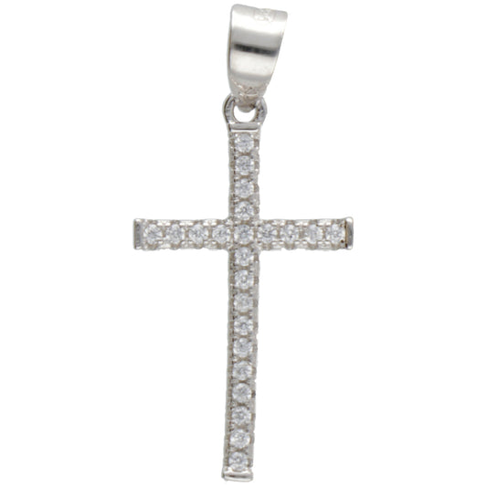 CN CROCE ZIRCONI BIANCHI 2X1,2 CM