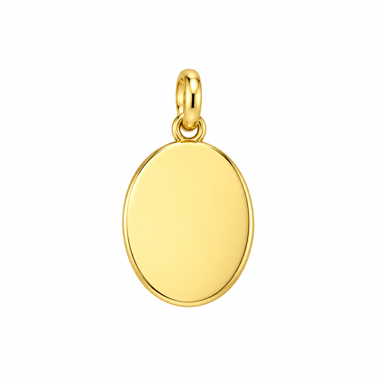 CN TARGA OVALE LISCIA 2X2,5 CM