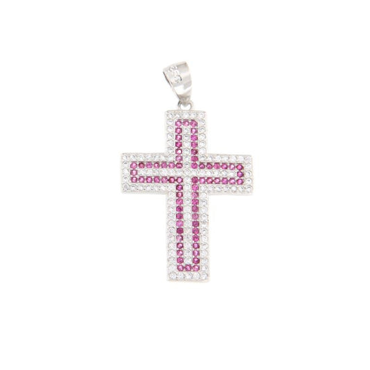 CN CROCE ZIRCONI 1,8X1,3 CM