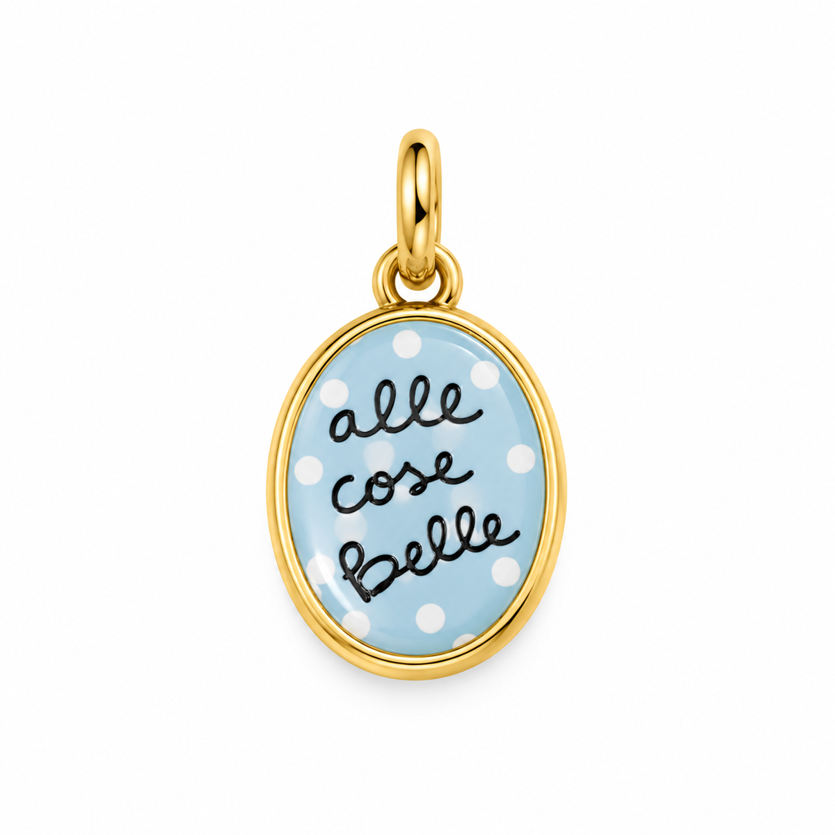 CN OVALE SCRITTA "ALLE COSE BELLE"
