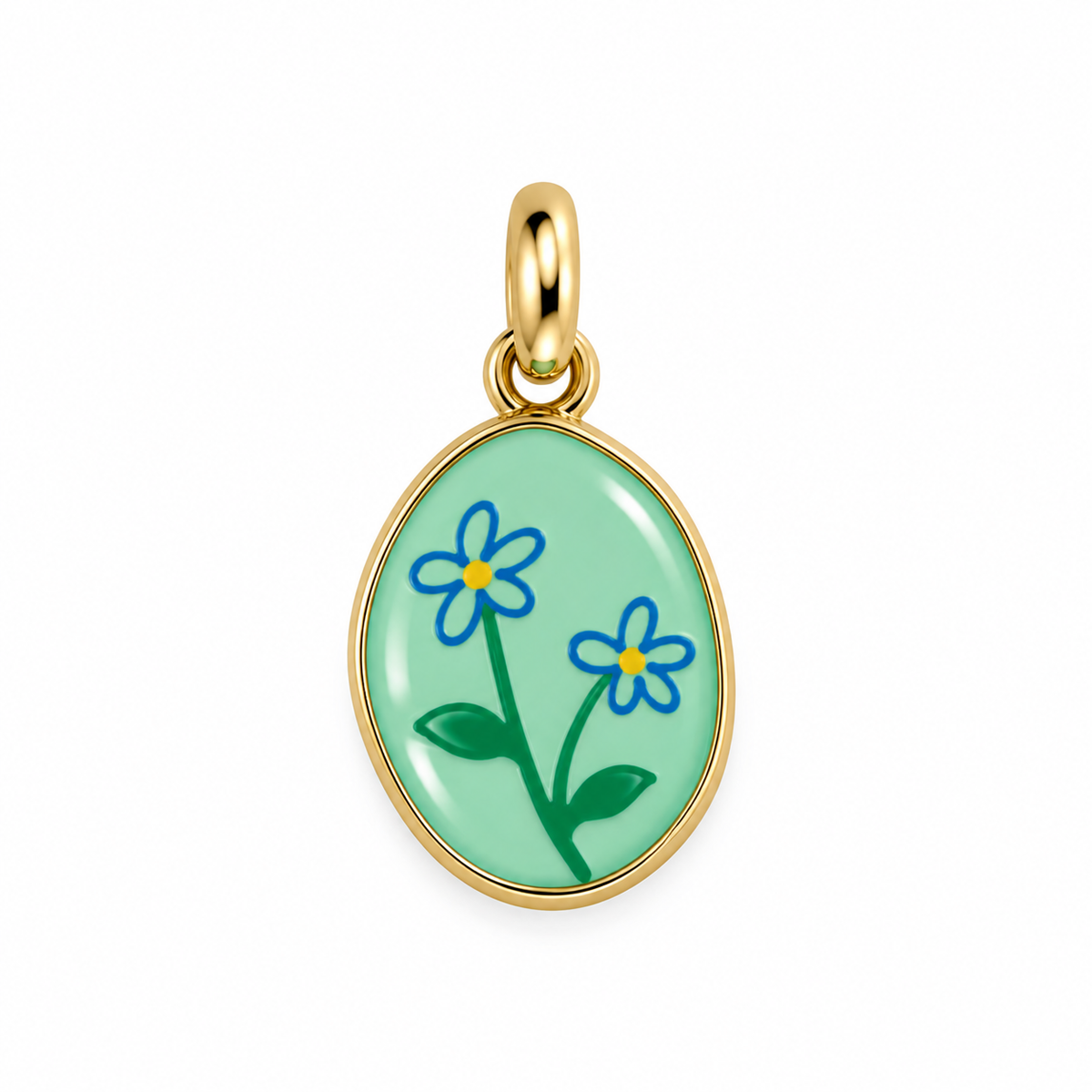 CN OVALE AZZURRO FIORE