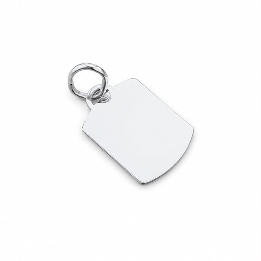 CN TARGA LISCIA RETTANGOLARE 1,2X 1,7 CM