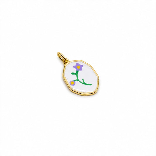 CN ESAGONO FIORI VIOLA