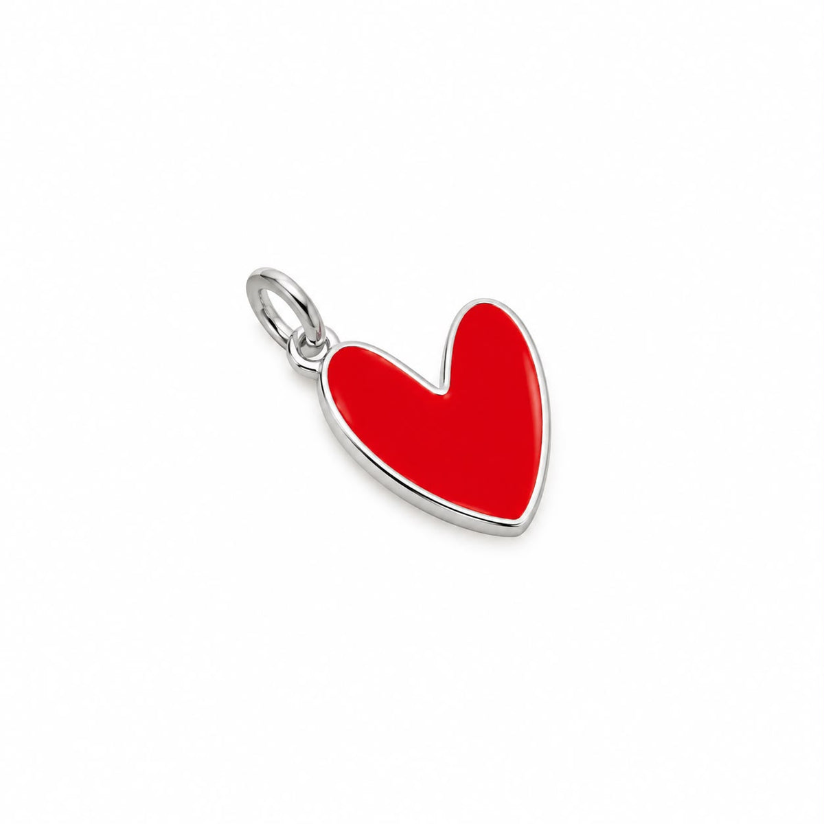 CN CUORE SMALTO ROSSO