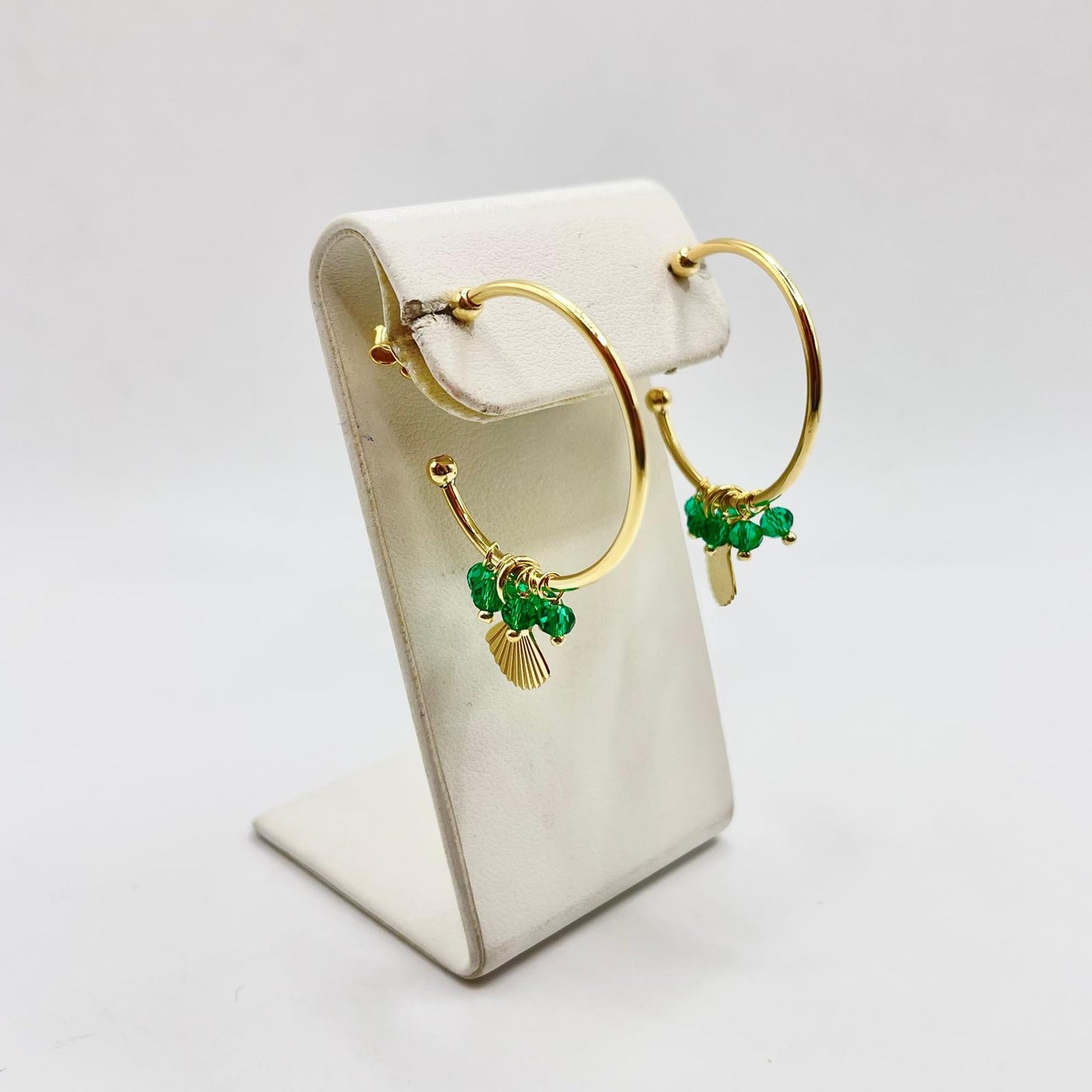 COR CON PERLINE PENDENTI E CONCHIGLIA