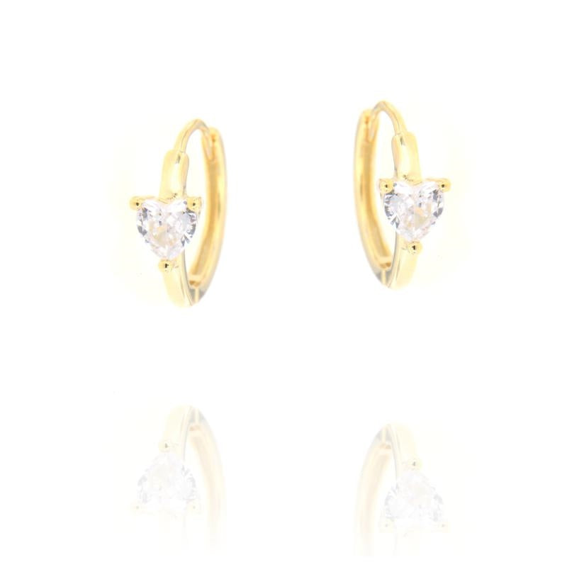 COR CON ZIRCONE A CUORE 4 MM