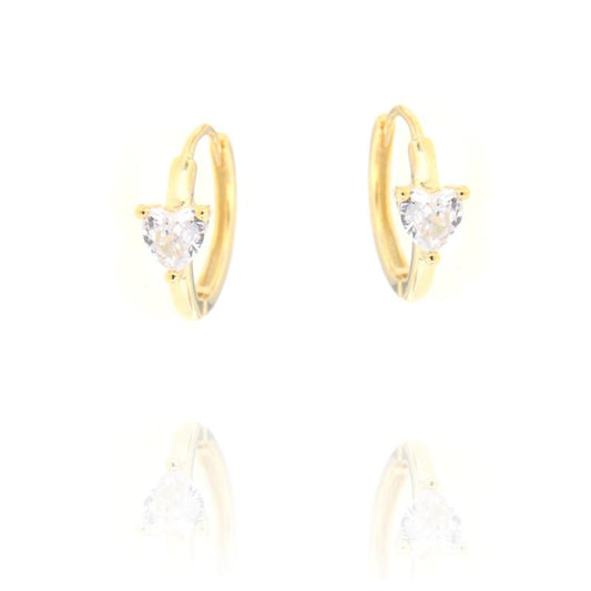 COR CON ZIRCONE A CUORE 4 MM