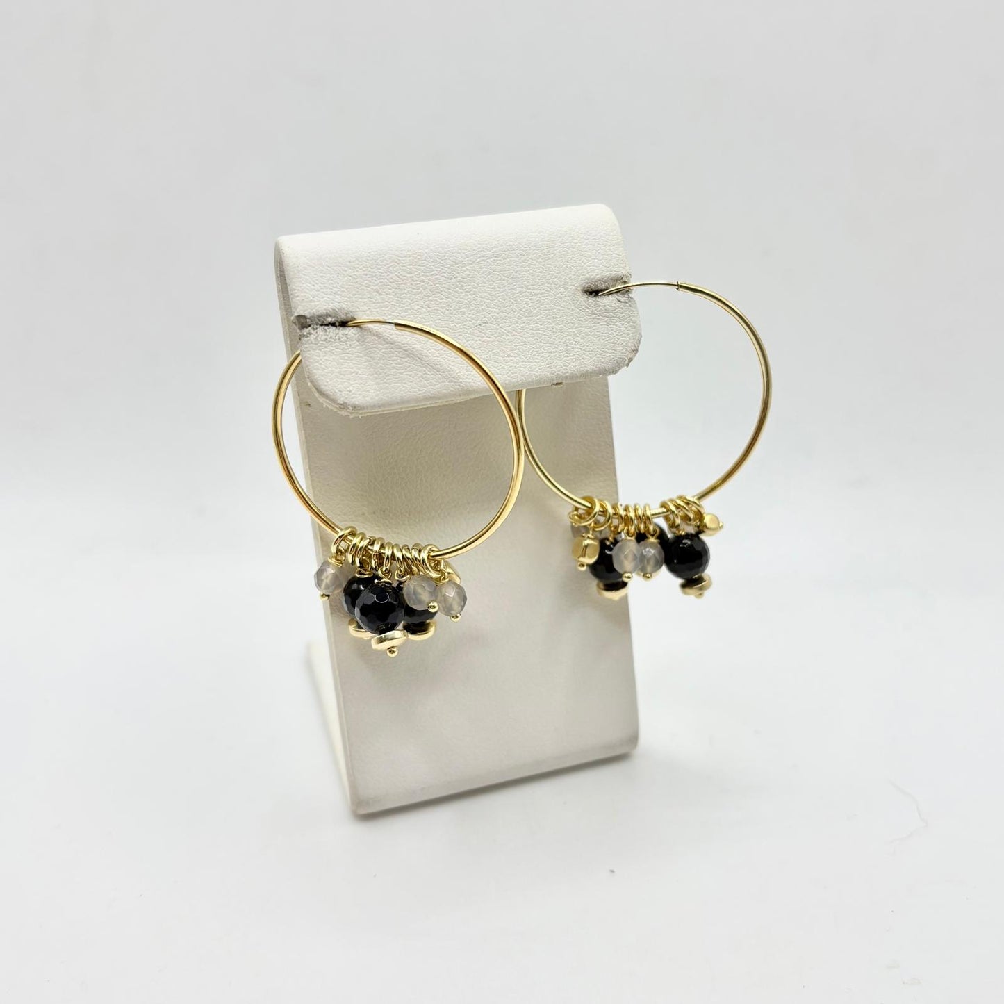 COR LISCIO CON PENDENTI NERI