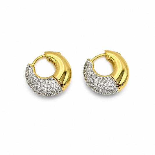 OR BRONZO CERCHIO LISCIO E ZIRC 6MM 2,2CM