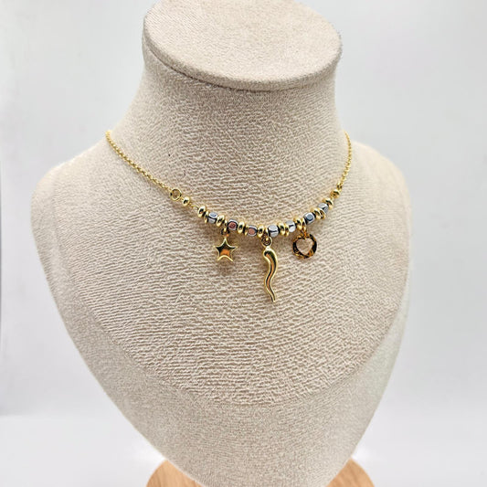 CL DADINI CORNO E STELLA + LASTRA CUORE