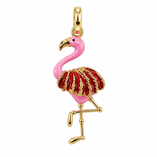 PINK FLAMINGO PENDANT
