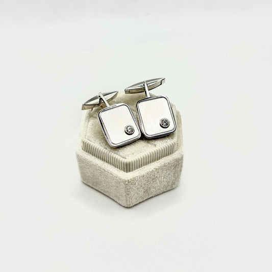 GEMELLI SATINATI CON ZIRCONE