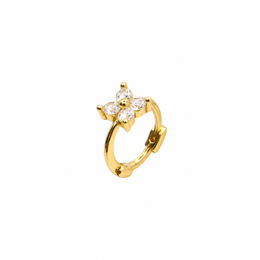 HELIX CON FIORE ZIRCONE