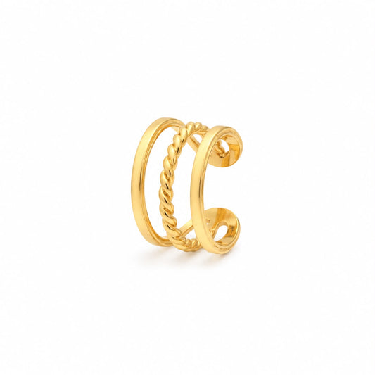 EARCUFF 2 FILE LISCE 1 LAVORATA