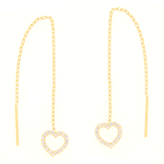 SALISCENDI CUORE TRAFORATO ZIRCONI