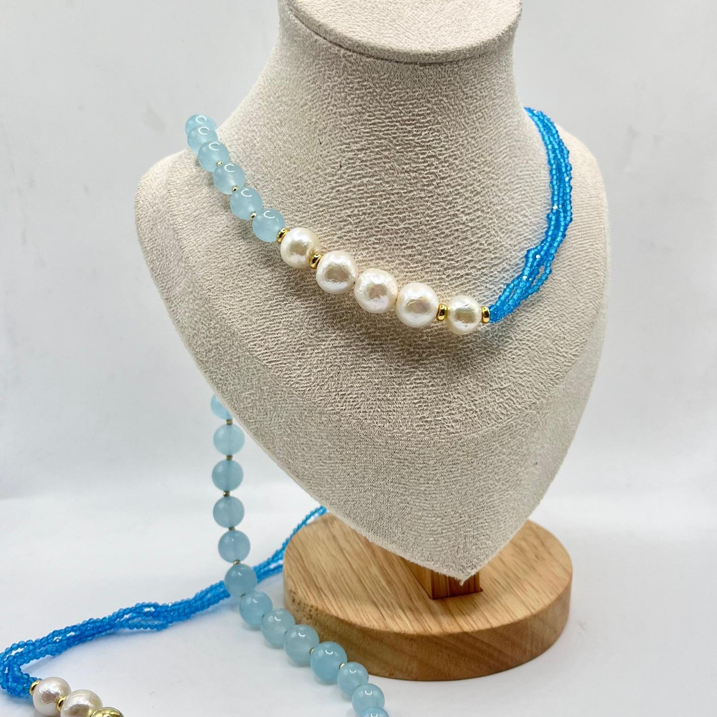 CL STONE FILI PERLINE + PERLE E PALLINE LILLA