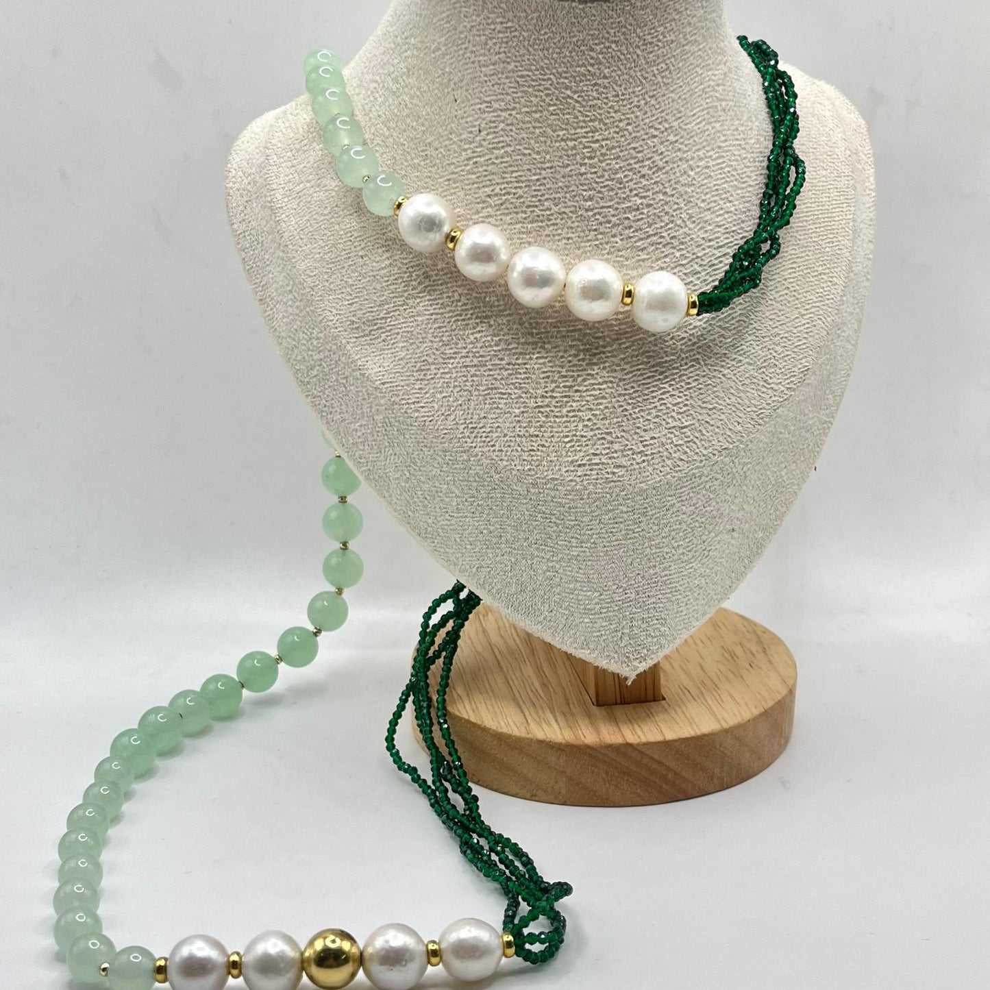 CL STONE FILI PERLINE + PERLE E PALLINE LILLA