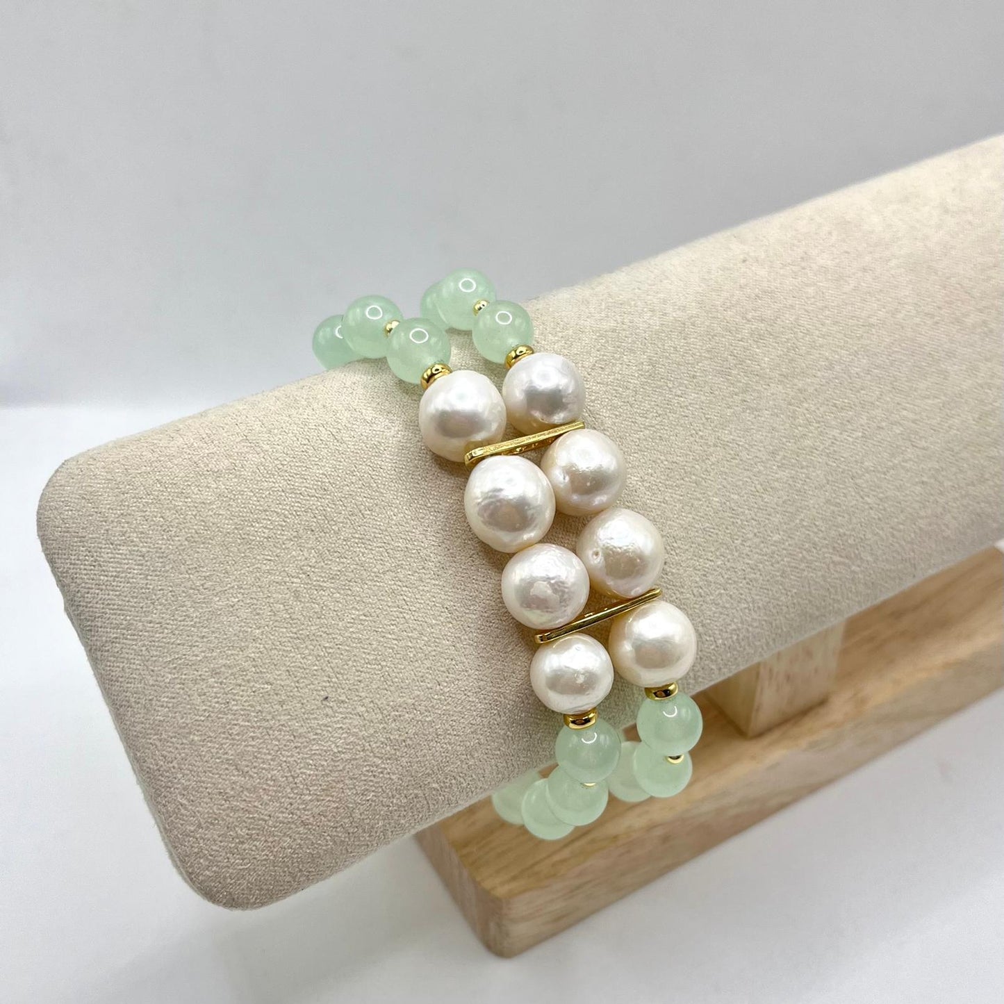 BR DOPPIO ELASTICO PERLE E PALLINE