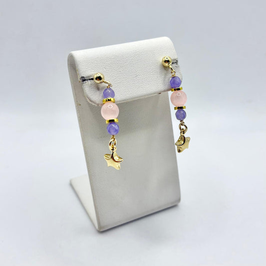 OPN PERLINE VIOLA E ROSA E CHARM STELLA