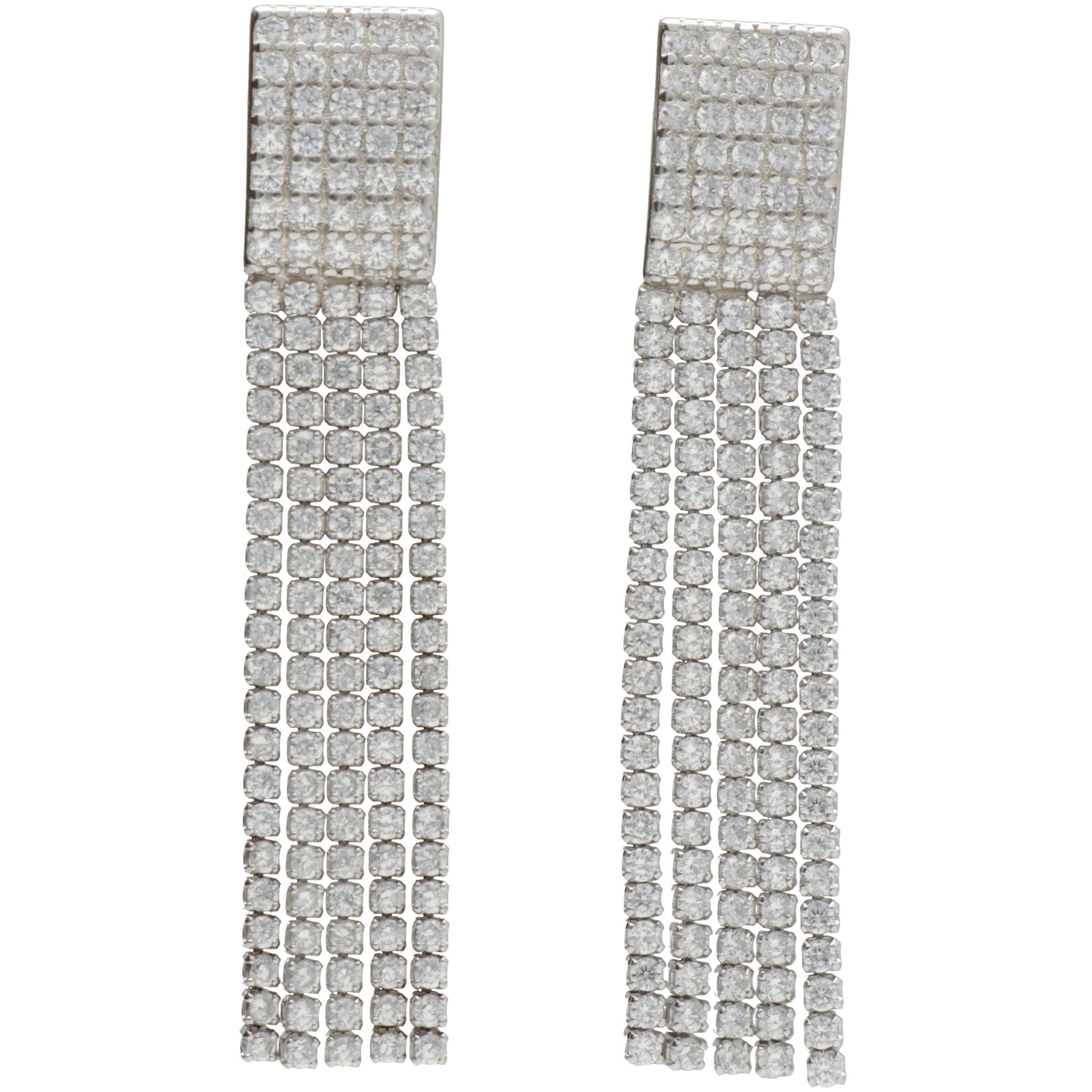 OPN ZIRCONI E 5 FILE PENDENTI