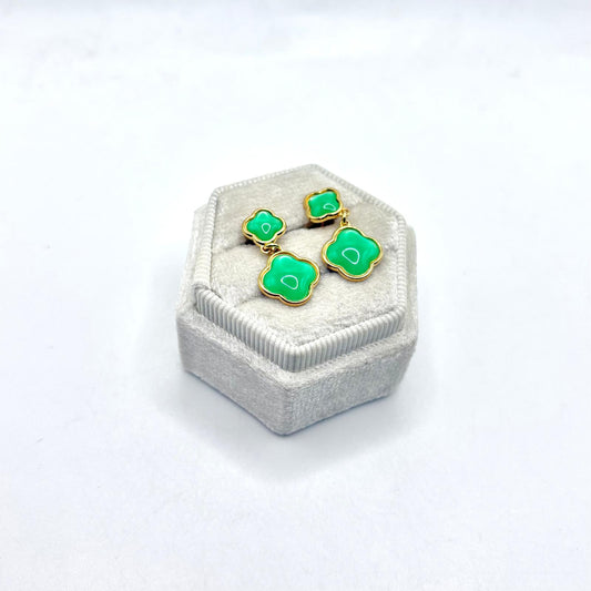 OPN QUADRIFOGLIO VERDE SMALTO BOMBATO