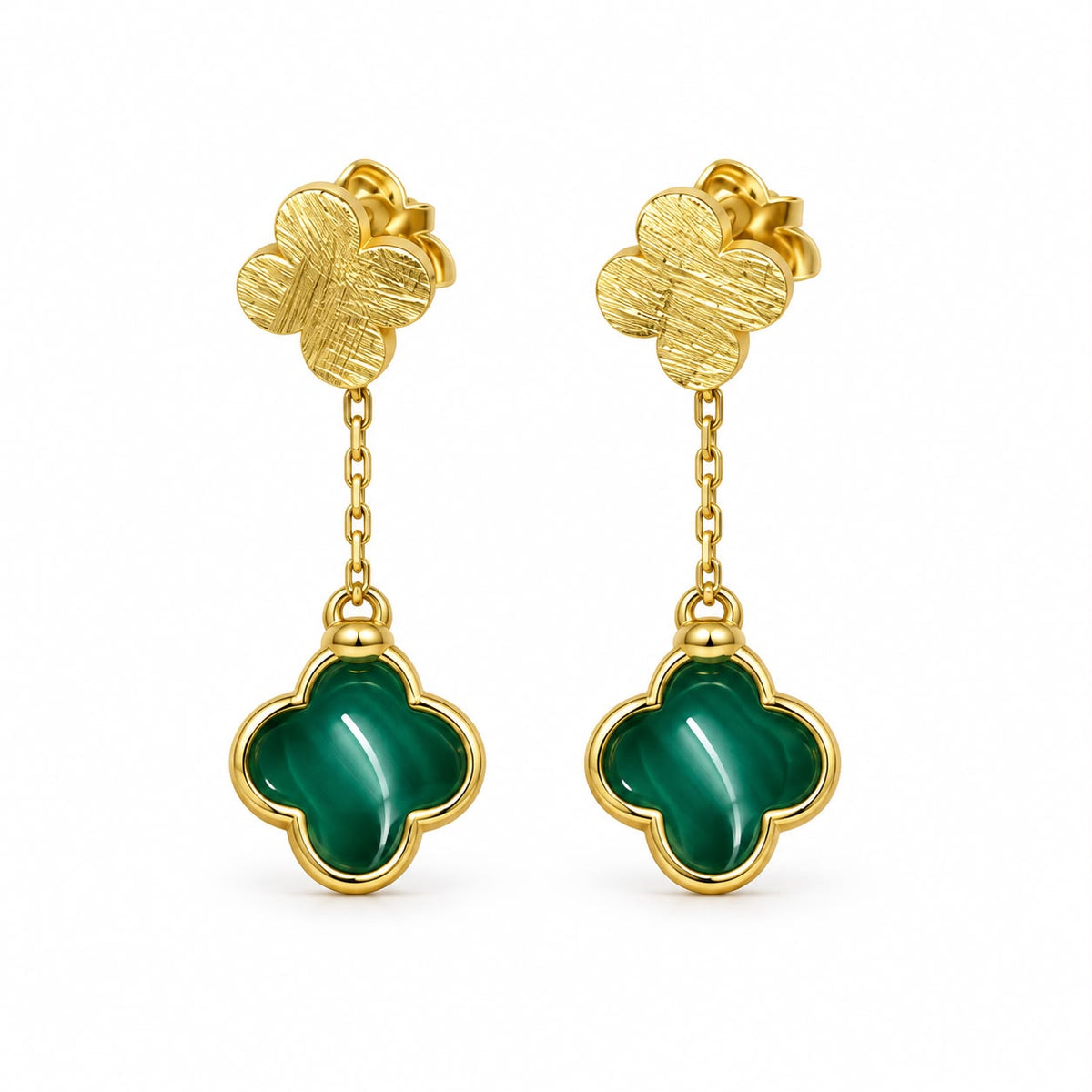 CL ZIRCONIA AND COLORED HEART STONE