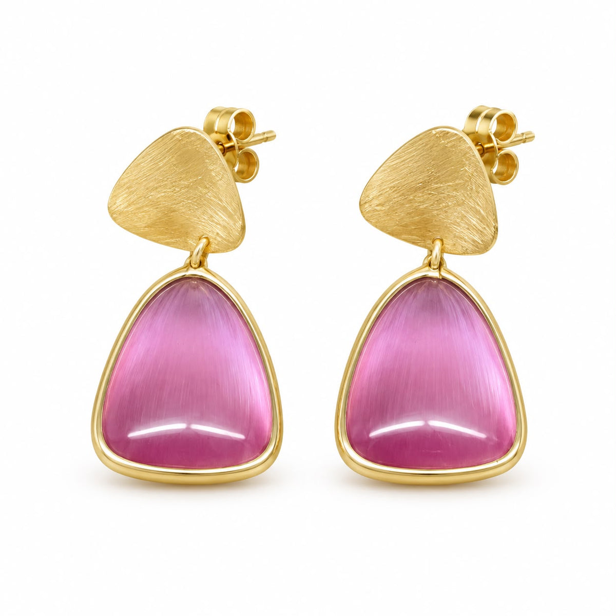 CL ZIRCONIA AND COLORED HEART STONE