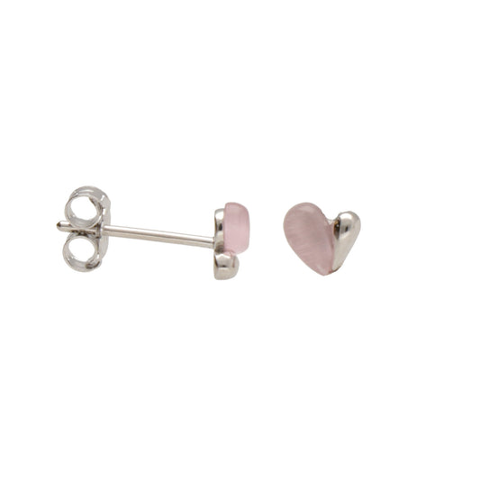 OR CUORE META’ LISCIO META’ OPALE ROSA