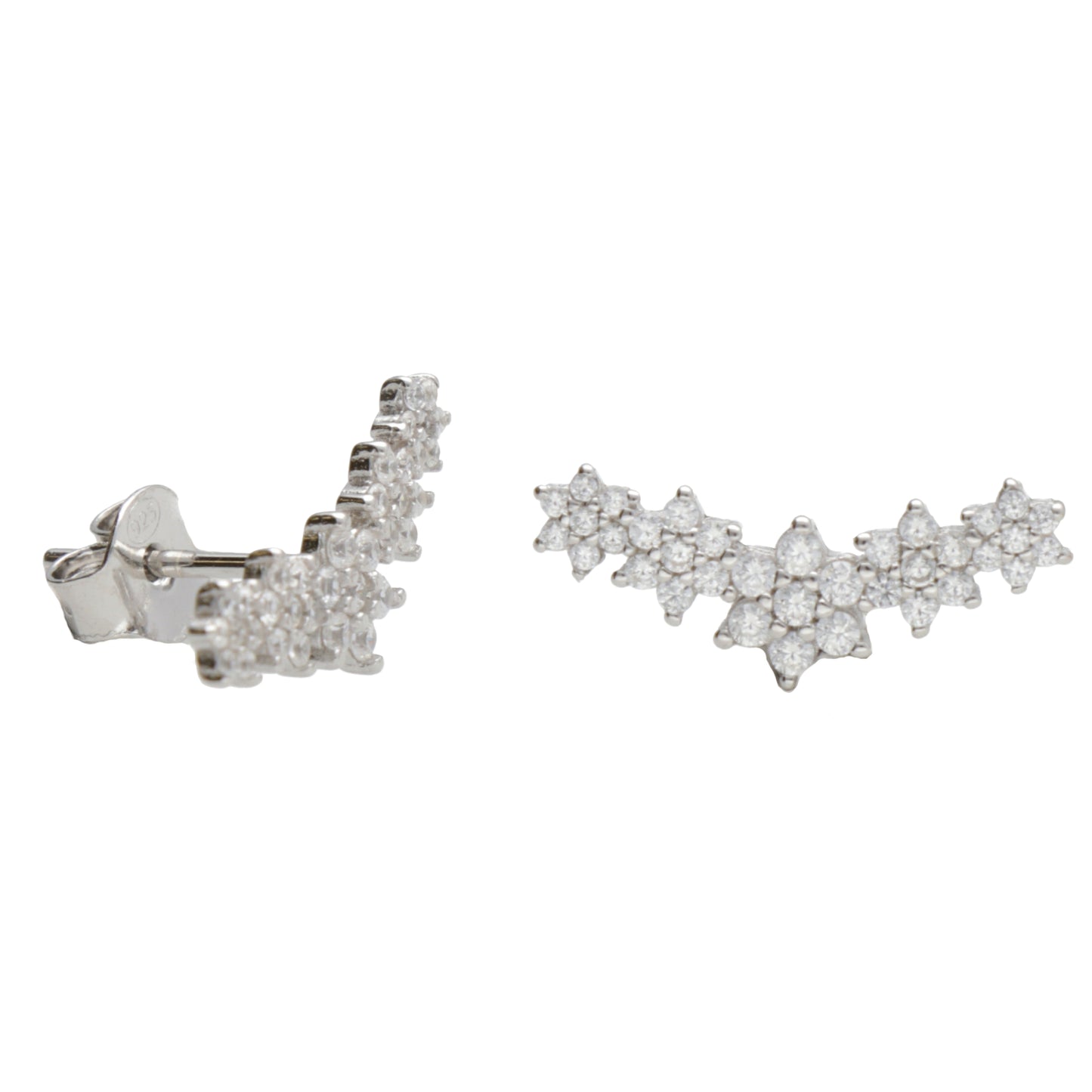OR ARCO CON FIORI ZIRCONI