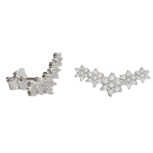 OR ARCO CON FIORI ZIRCONI