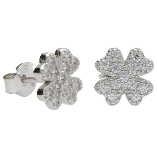 OR QUADRIFOGLIO ZIRCONI