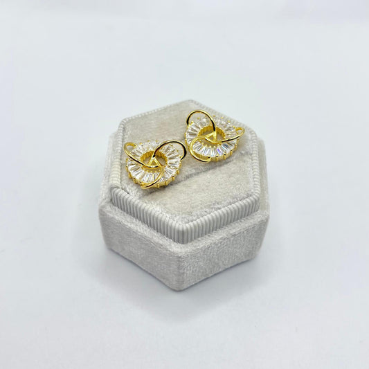 OR CERCHIO ZIRCONI E FILO INTRECCIO