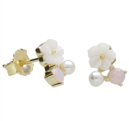 OR CON FIORE + PERLINE