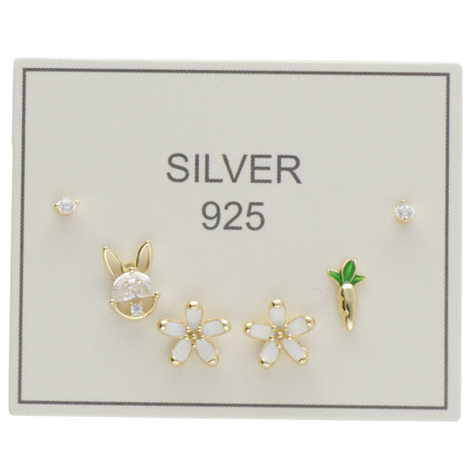 SET OR FIORE BIANCO + CONIGLIO E CAROTA