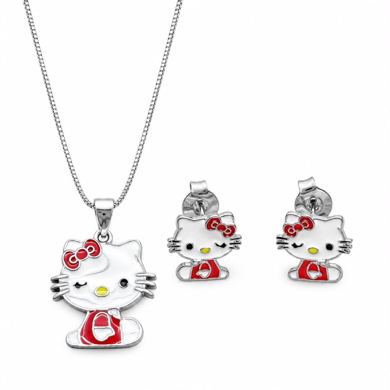 SET OR + COLLANA HELLO KITTY