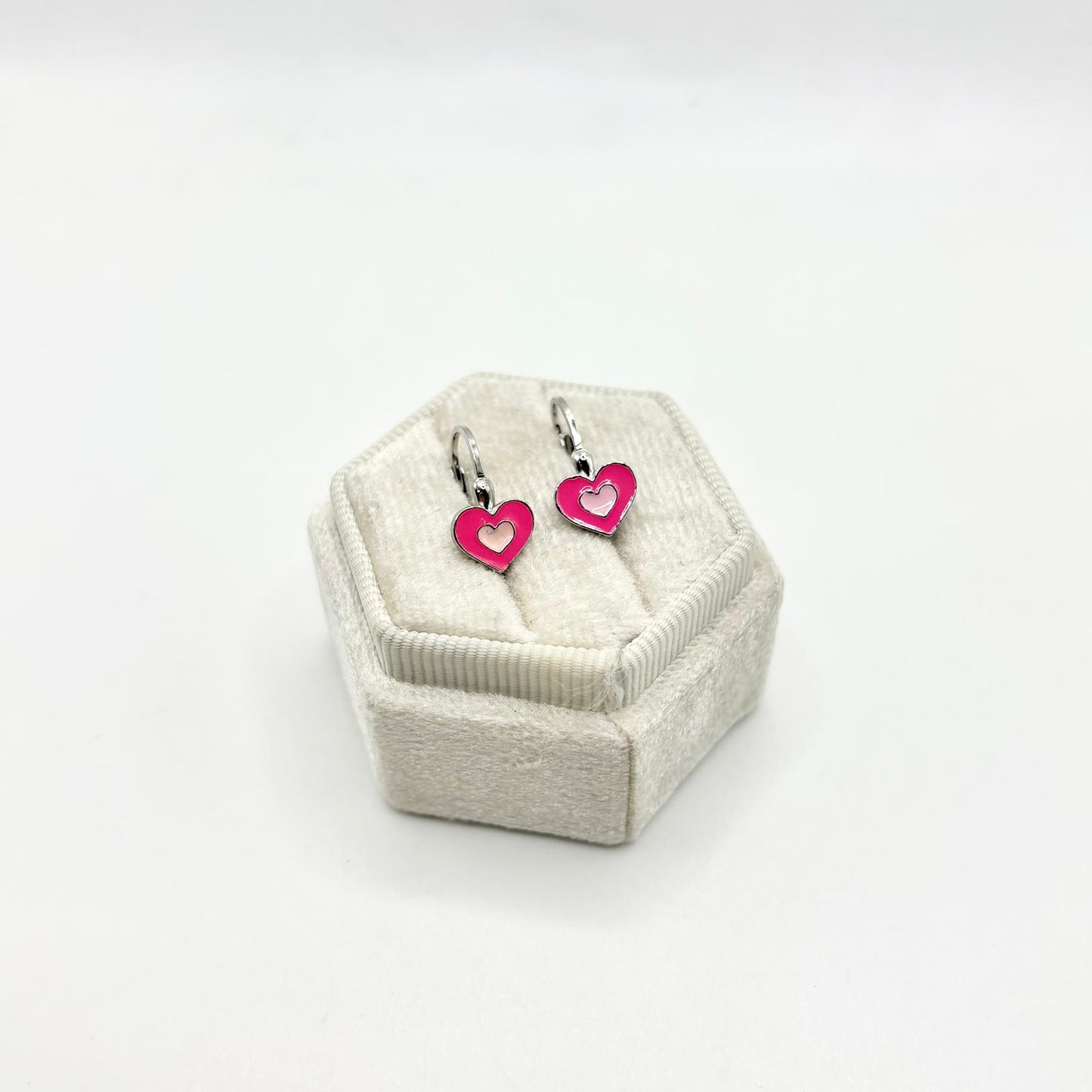 ORB MONACHELLA CUORE SMALTO ROSA