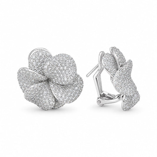 OR BRONZO CLIP CON PERNO FIORI PAVE’