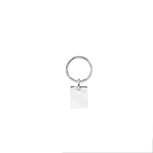 PORTACHIAVI RETTANGOLO LISCIO 2X1,5 CM