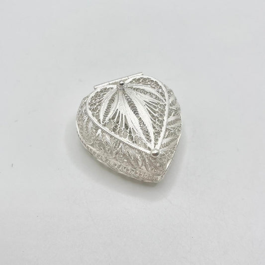 PORTAPILLOLE FILIGRANA CUORE 3,5 X 3,5 CM