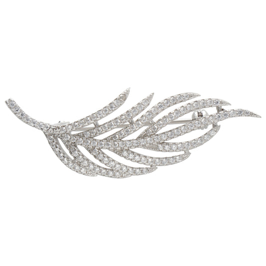 SPILLA FOGLIA ZIRCONI